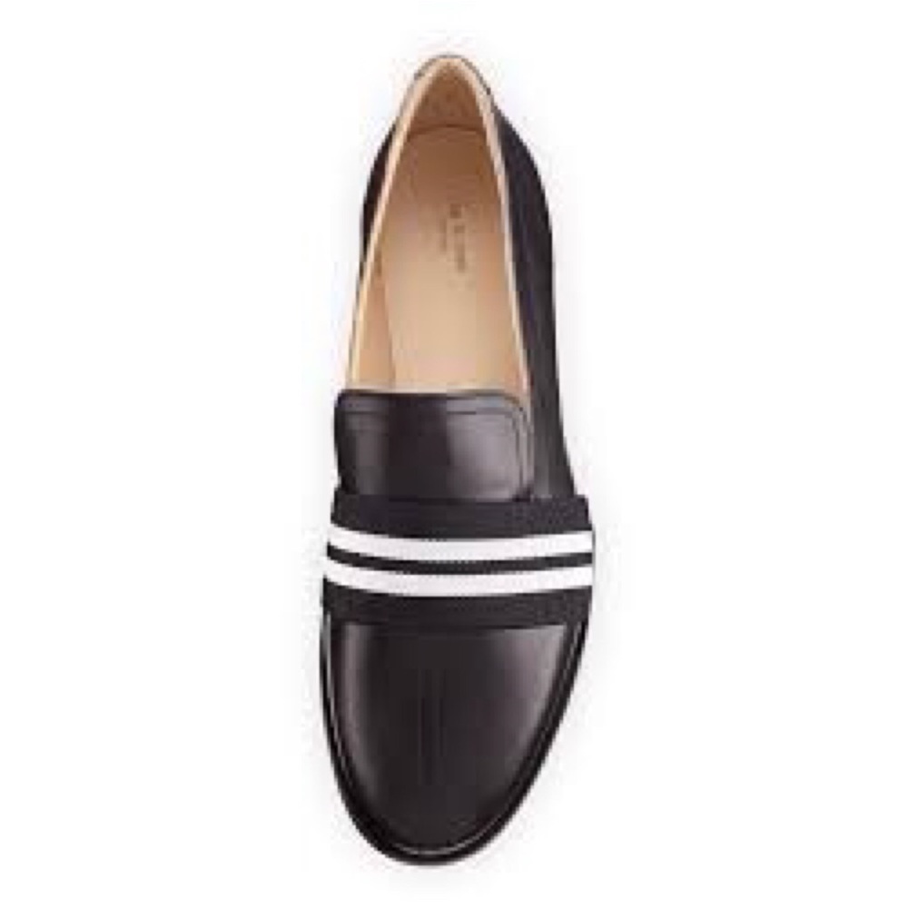 Rag & Bone Amber Striped-Web Leather Loafer - 39.5